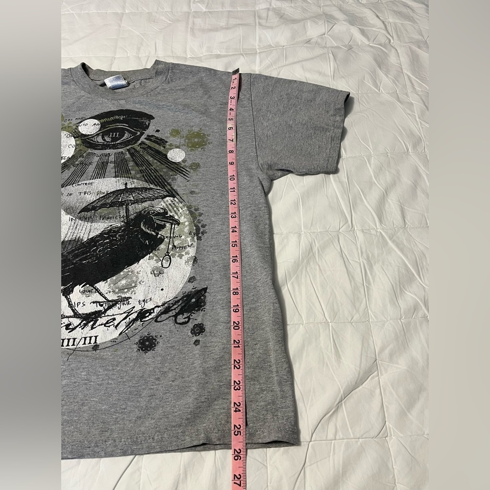 Poison The Well band t-shirt- light heather gray- size L - Picture 10 of 10